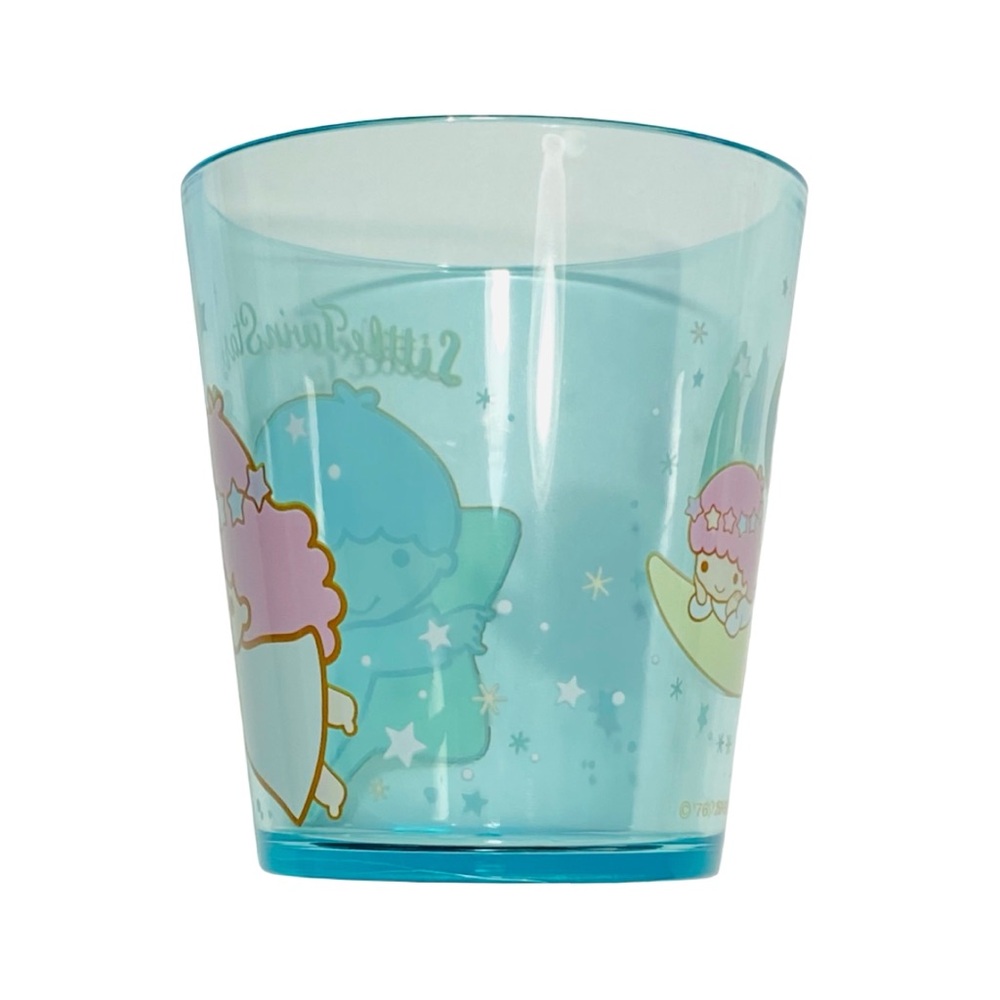 SANRIO Little Twin Stars Blue Acrylic Plastic Cup (9.5 oz) Kiki & Lala, Daiso - Picture 3 of 5